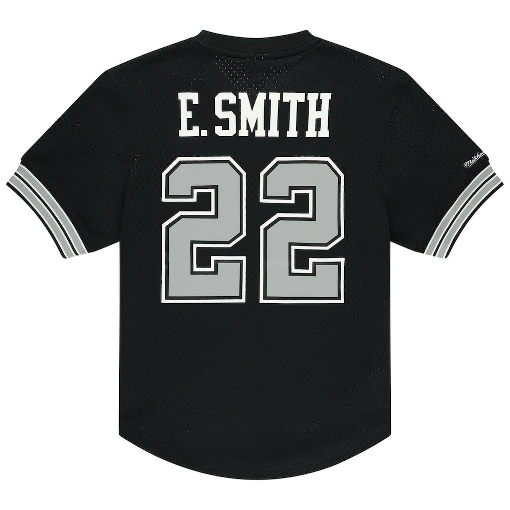 Emmitt Smith Dallas Cowboys Retired Player Name & Number Mesh Top Black