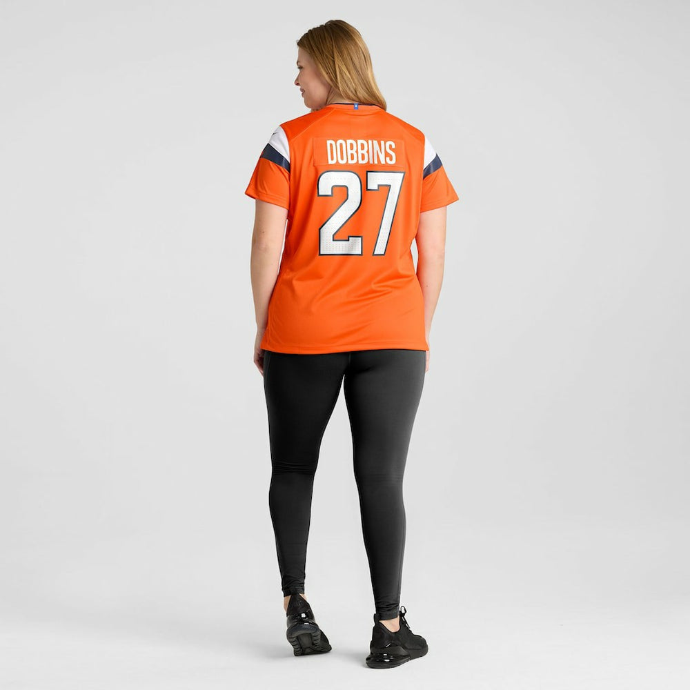 J.K. Dobbins Denver Broncos Women's Team Game Jersey Orange