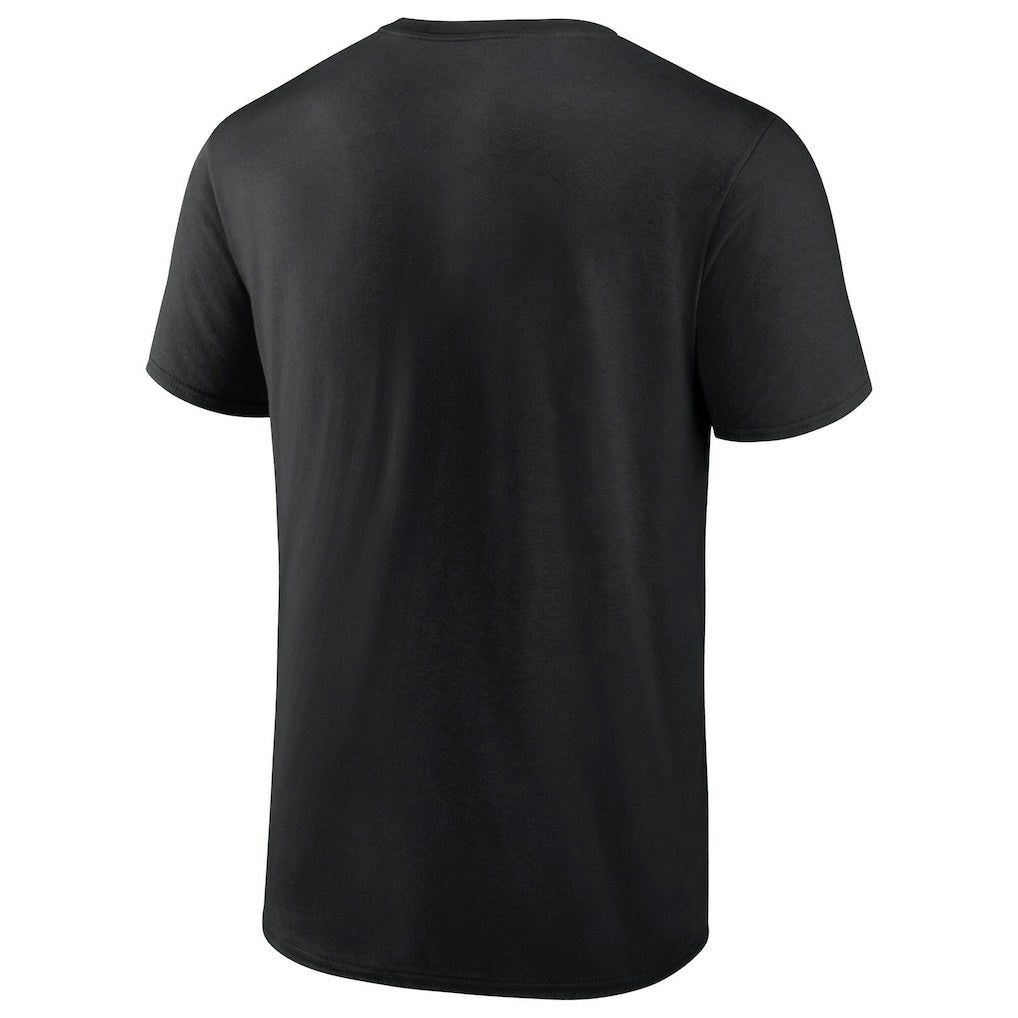 Golden State Warriors Color Block Slant Quick Strike T-Shirt Black