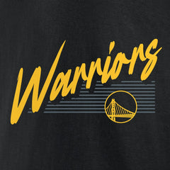 Golden State Warriors Color Block Slant Quick Strike T-Shirt Black