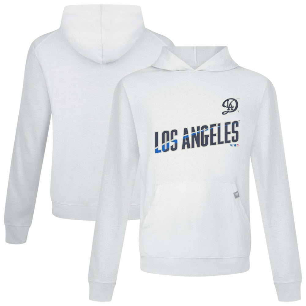 Los Angeles Dodgers Levelwear City Connect Relay Core Logo Pullover Hoodie - White Hoodies