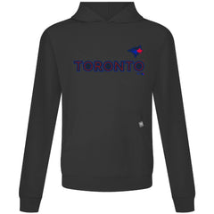 Toronto Blue Jays Levelwear City Connect Relay Core Logo Pullover Hoodie - Black Hoodies