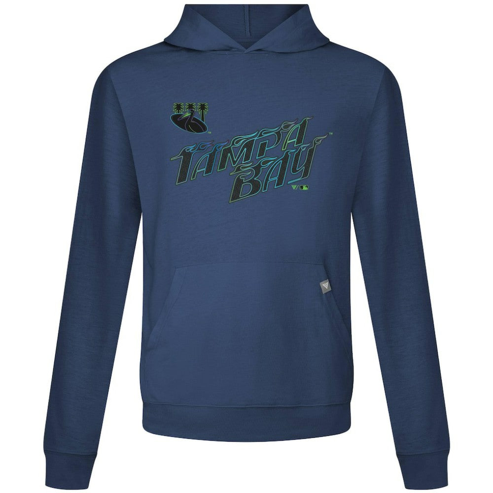 Tampa Bay Rays Levelwear City Connect Relay Core Logo Pullover Hoodie - Navy Hoodies