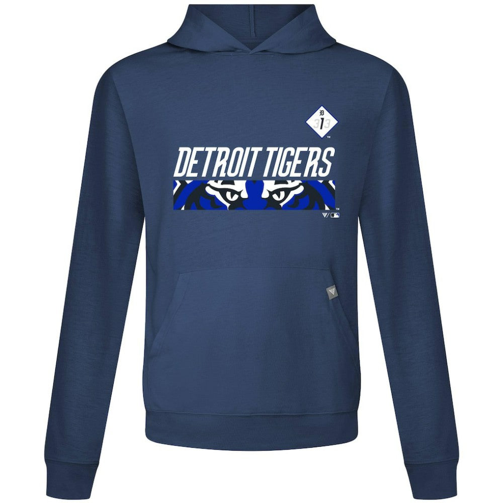 Detroit Tigers Levelwear City Connect Relay Core Logo Pullover Hoodie - Navy Hoodies