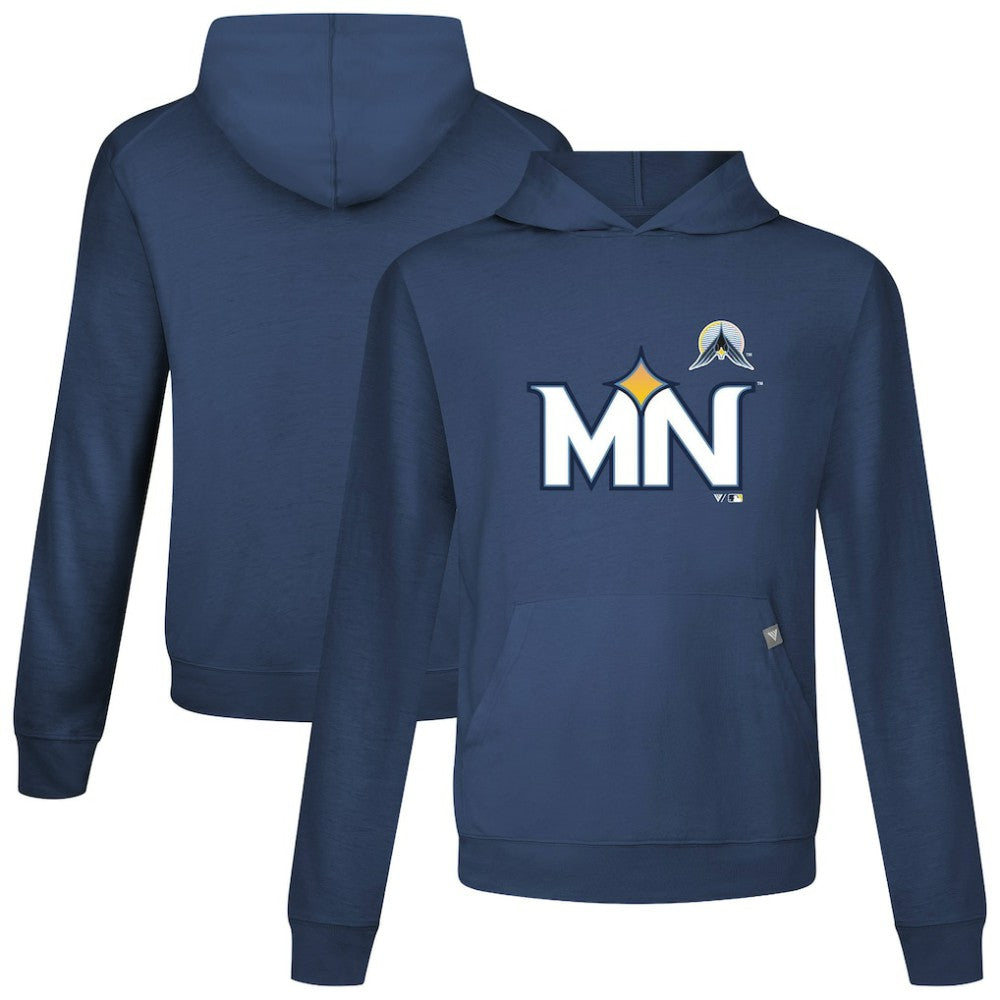Minnesota Twins Levelwear City Connect Relay Core Logo Pullover Hoodie - Navy Hoodies