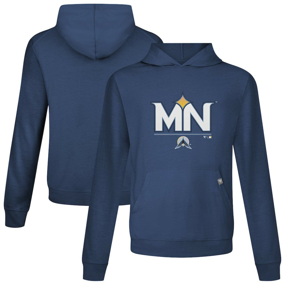 Minnesota Twins Levelwear City Connect Relay Core Logo Pullover Hoodie - Navy Hoodies