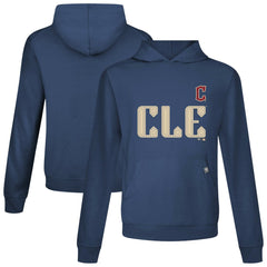 Cleveland Guardians Levelwear City Connect Relay Core Logo Pullover Hoodie - Navy Hoodies