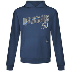 Los Angeles Dodgers Levelwear City Connect Relay Back Splash Pullover Hoodie - Navy Hoodies