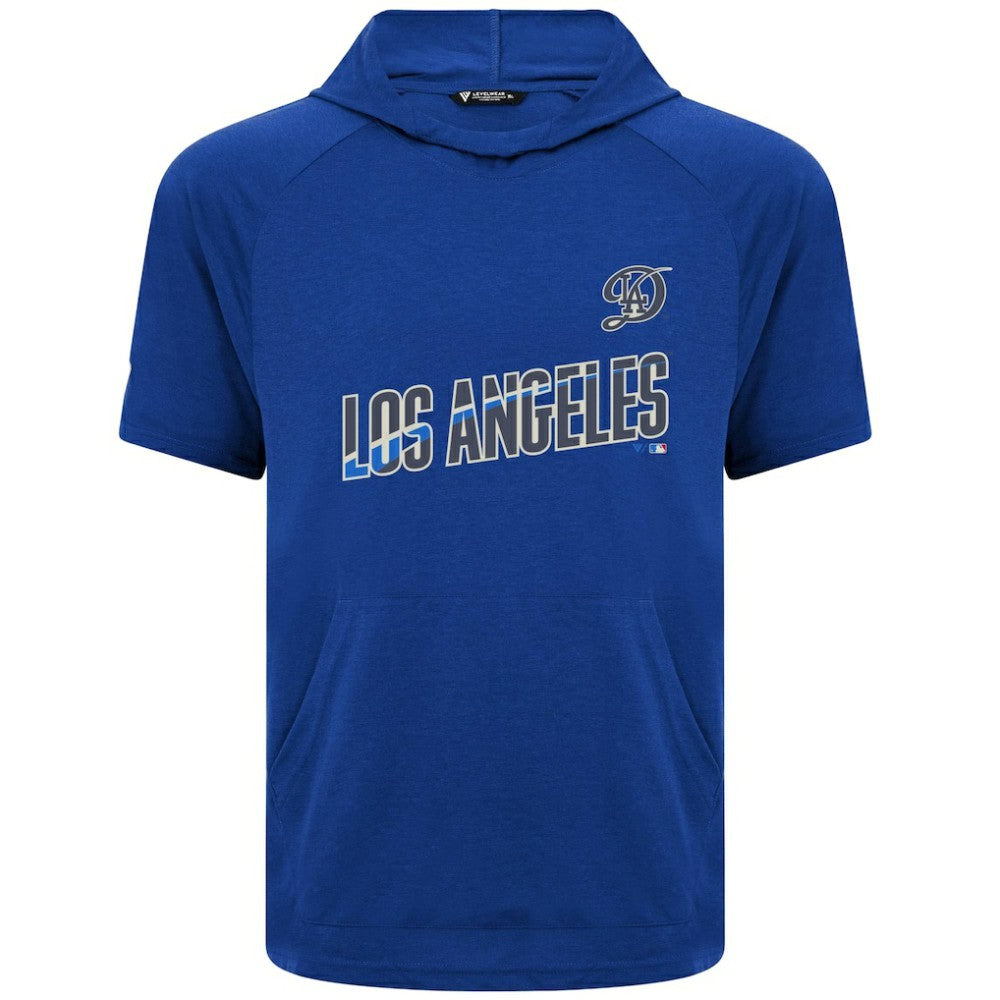 Los Angeles Dodgers Levelwear City Connect Phase Core Logo Pullover Hoodie T-Shirt - Royal Hoodies