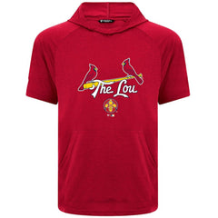 St. Louis Cardinals Levelwear City Connect Phase Back Plash Hoodie T-Shirt - Red Hoodies