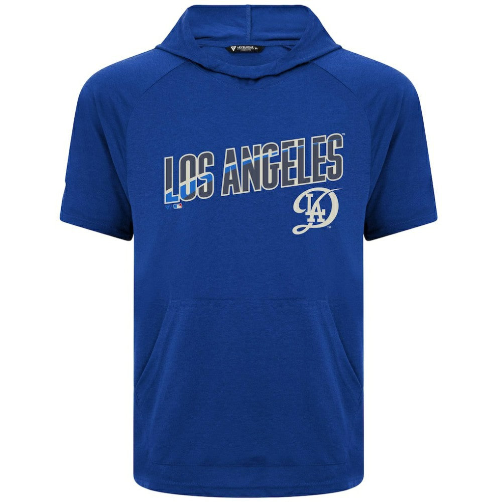 Los Angeles Dodgers Levelwear City Connect Phase Back Plash Hoodie T-Shirt - Royal Hoodies