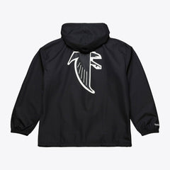 Atlanta Falcons Coaches Full-Snap Hooded Windbreaker Jacket Black