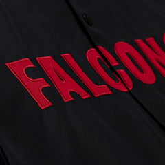 Atlanta Falcons Coaches Full-Snap Hooded Windbreaker Jacket Black