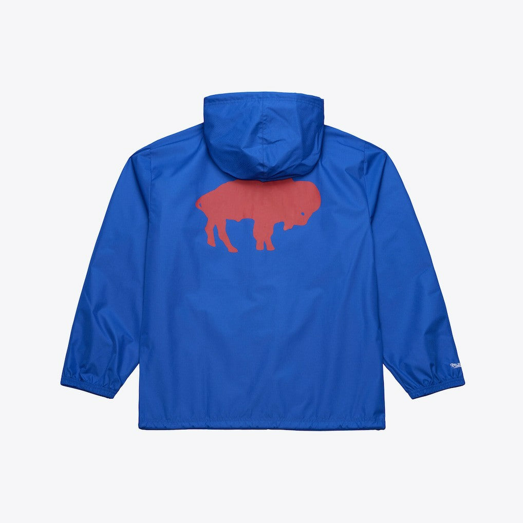 Buffalo Bills Coaches Full-Snap Hooded Windbreaker Jacket Royal