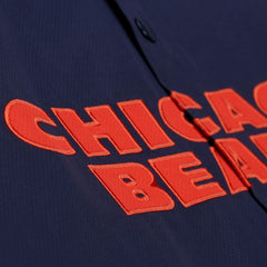 Chicago Bears Coaches Full-Snap Hooded Windbreaker Jacket Navy