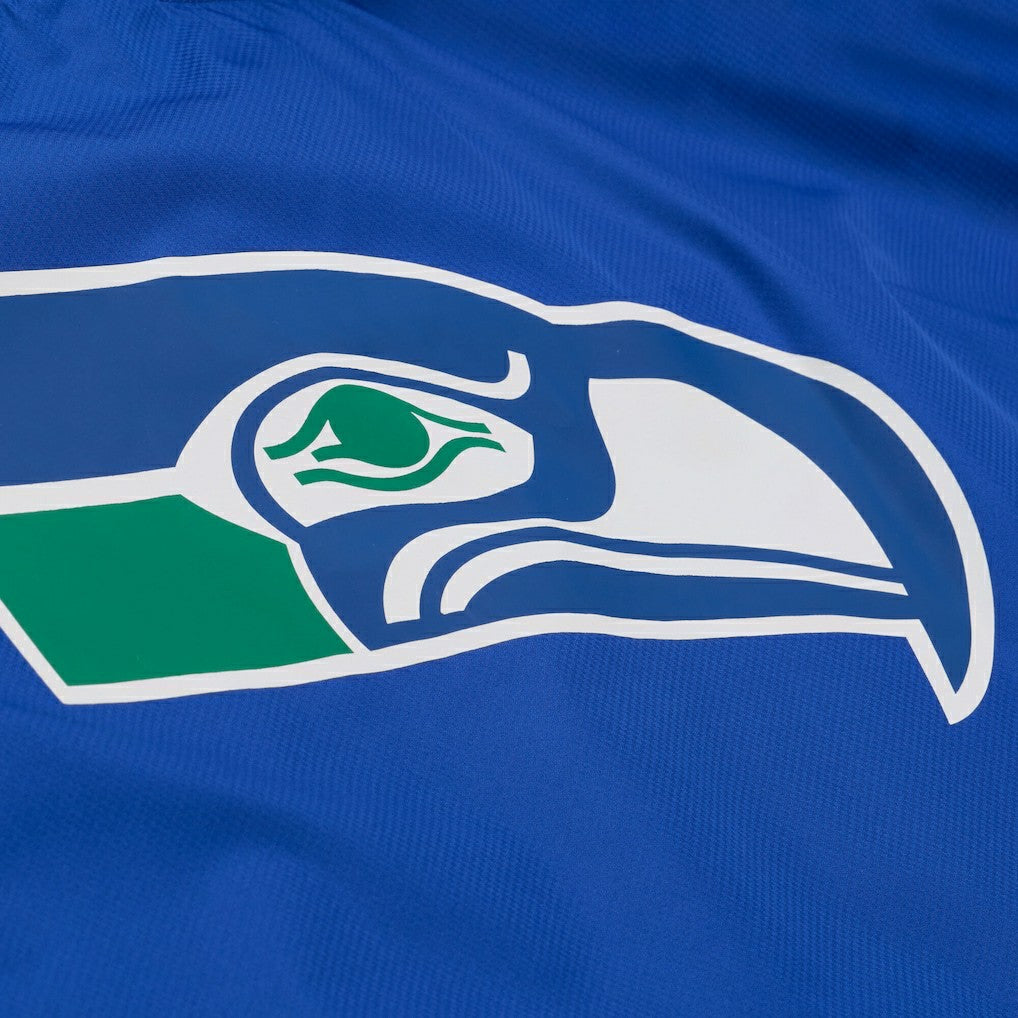 Seattle Seahawks Coaches Full-Snap Hooded Windbreaker Jacket Royal