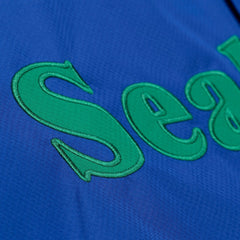 Seattle Seahawks Coaches Full-Snap Hooded Windbreaker Jacket Royal