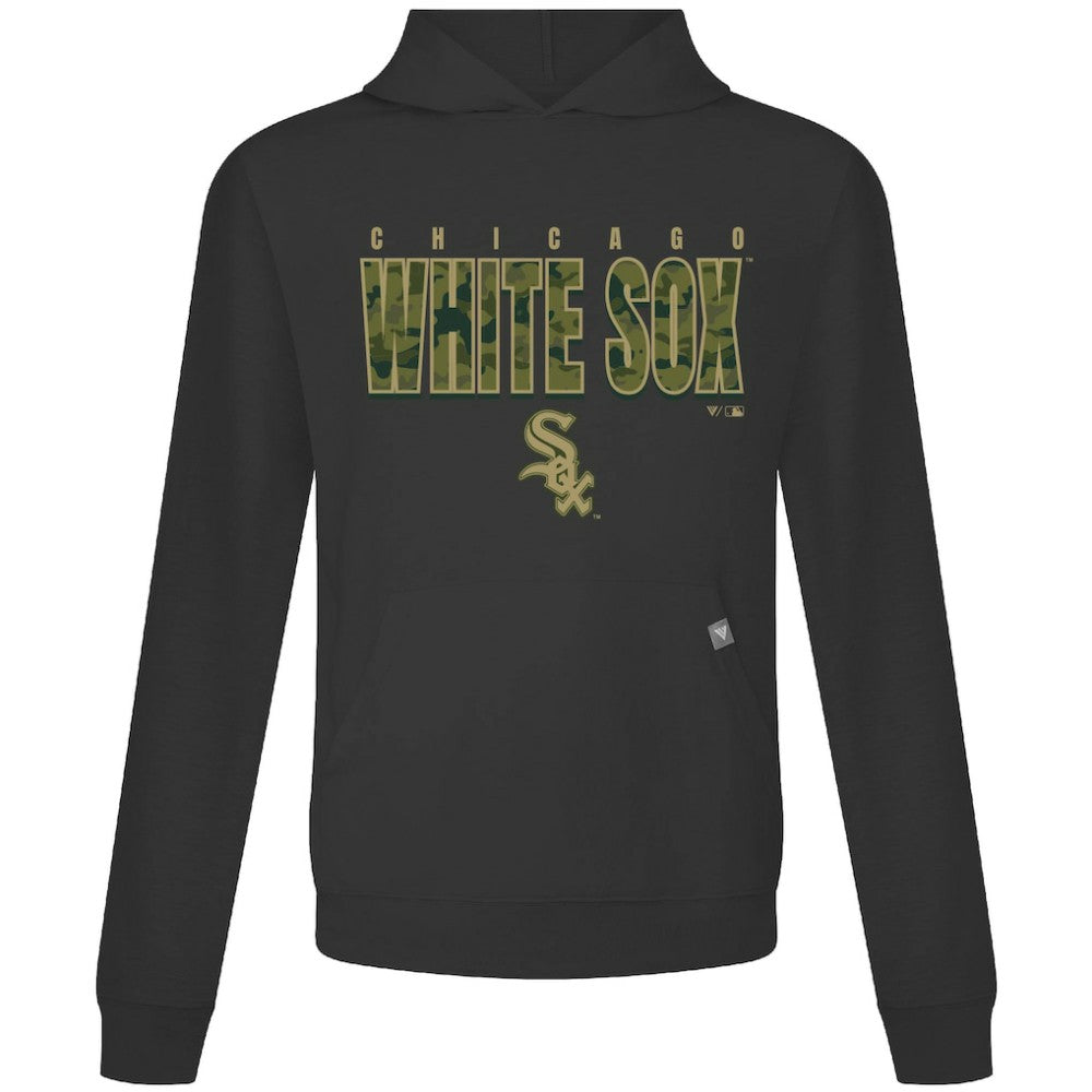 Chicago White Sox Levelwear Relay Protect Pullover Hoodie - Black Hoodies