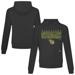 Cleveland Guardians Levelwear Relay Protect Pullover Hoodie - Black Hoodies