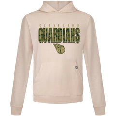 Cleveland Guardians Levelwear Relay Protect Pullover Hoodie - Khaki Hoodies