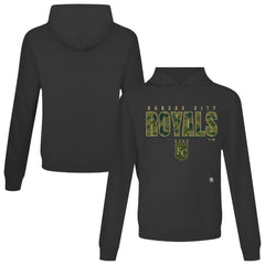 Kansas City Royals Levelwear Relay Protect Pullover Hoodie - Black Hoodies