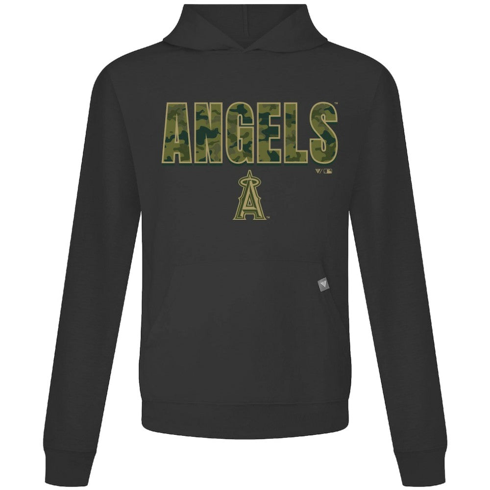 Los Angeles Angels Levelwear Relay Protect Pullover Hoodie - Black Hoodies