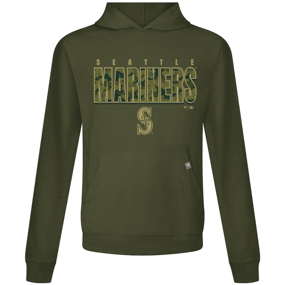 Seattle Mariners Levelwear Relay Protect Pullover Hoodie - Green Hoodies
