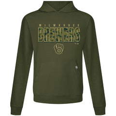 Milwaukee Brewers Levelwear Relay Protect Pullover Hoodie - Green Hoodies