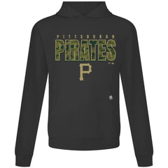 Pittsburgh Pirates Levelwear Relay Protect Pullover Hoodie - Black Hoodies