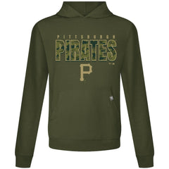 Pittsburgh Pirates Levelwear Relay Protect Pullover Hoodie - Green Hoodies