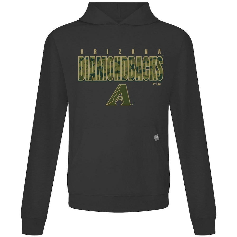 Arizona Diamondbacks Levelwear Relay Protect Pullover Hoodie - Black Hoodies