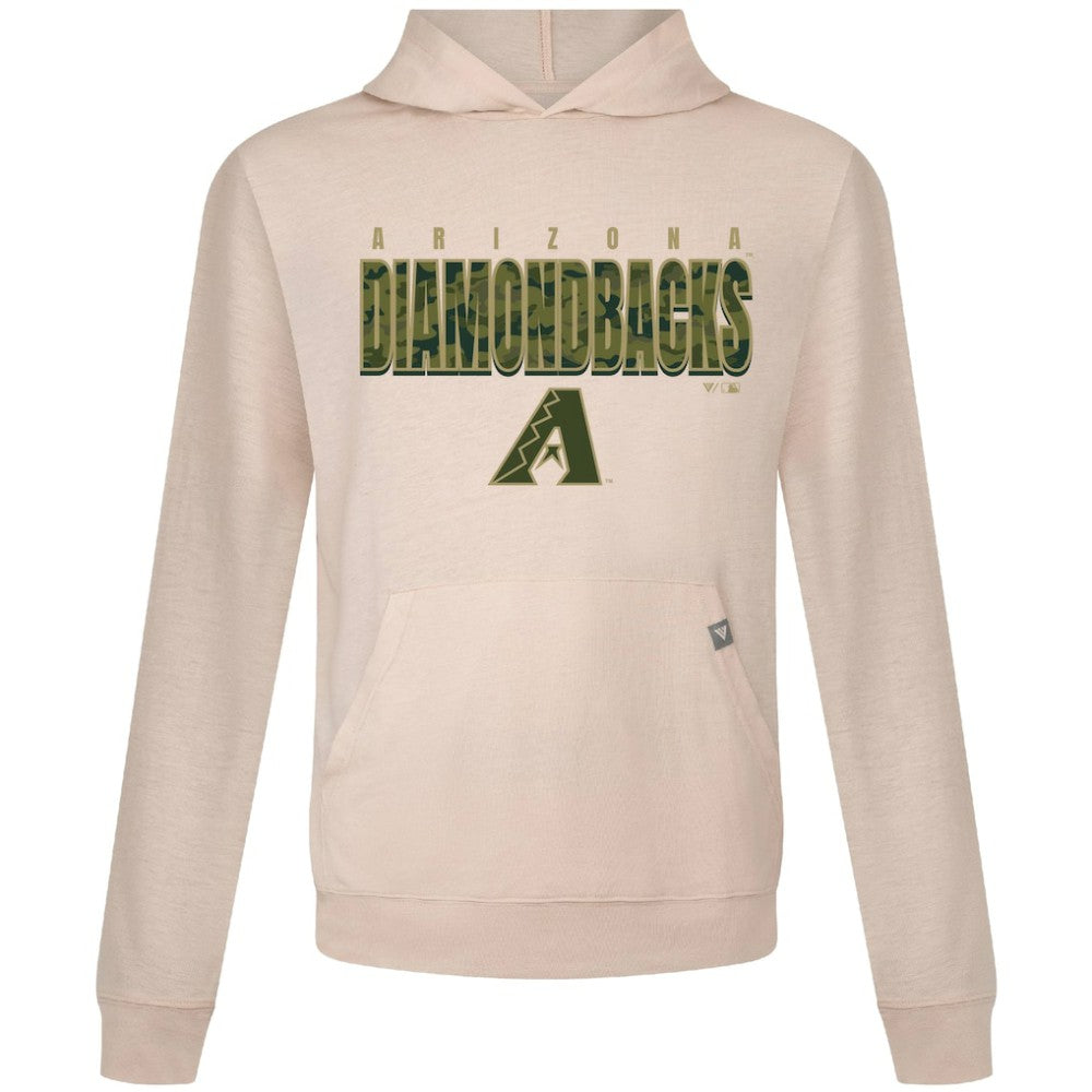 Arizona Diamondbacks Levelwear Relay Protect Pullover Hoodie - Khaki Hoodies
