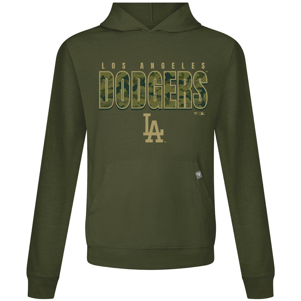 Los Angeles Dodgers Levelwear Relay Protect Pullover Hoodie - Green Hoodies