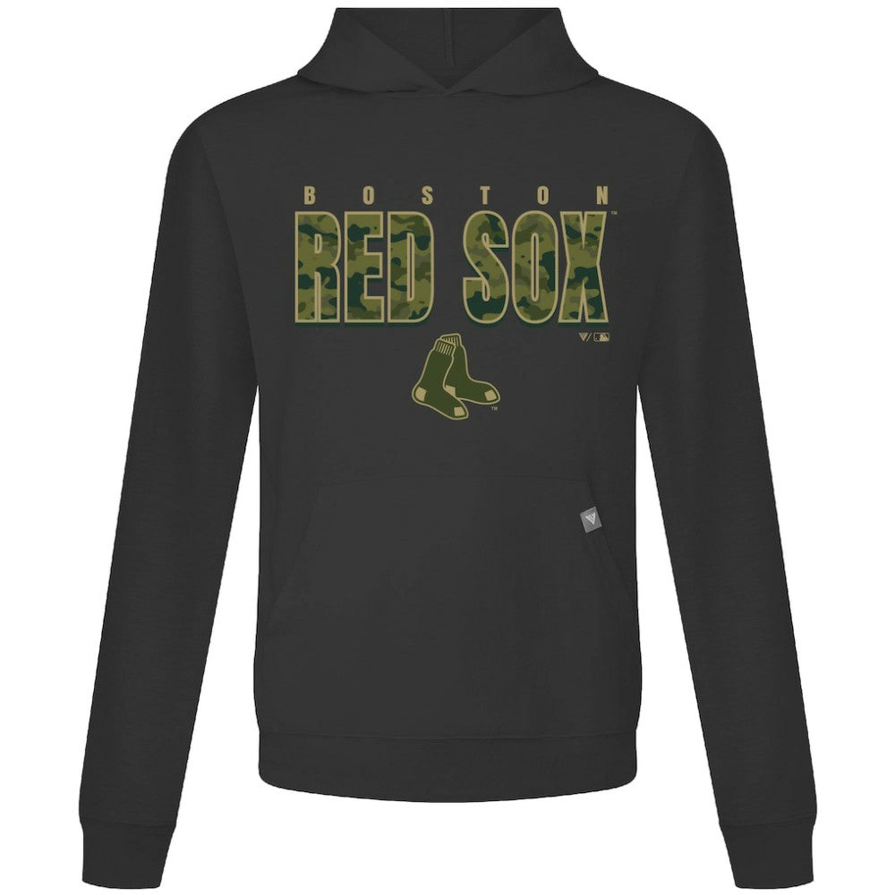 Boston Red Sox Levelwear Relay Protect Pullover Hoodie - Black Hoodies