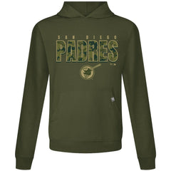 San Diego Padres Levelwear Relay Protect Pullover Hoodie - Green Hoodies
