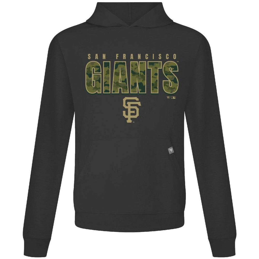 San Francisco Giants Levelwear Relay Protect Pullover Hoodie - Black Hoodies