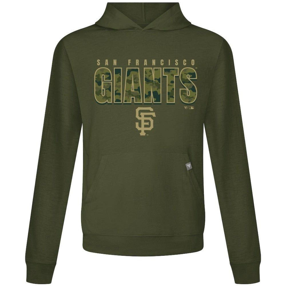 San Francisco Giants Levelwear Relay Protect Pullover Hoodie - Green Hoodies