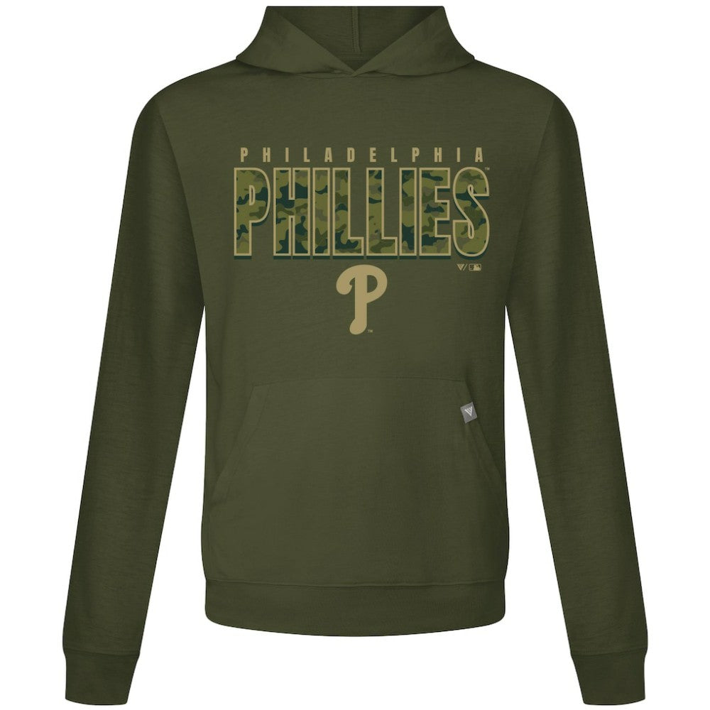 Philadelphia Phillies Levelwear Relay Protect Pullover Hoodie - Green Hoodies