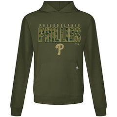 Philadelphia Phillies Levelwear Relay Protect Pullover Hoodie - Green Hoodies