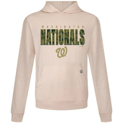 Washington Nationals Levelwear Relay Protect Pullover Hoodie - Khaki Hoodies