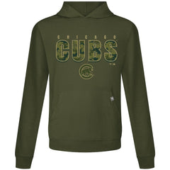 Chicago Cubs Levelwear Relay Protect Pullover Hoodie - Green Hoodies