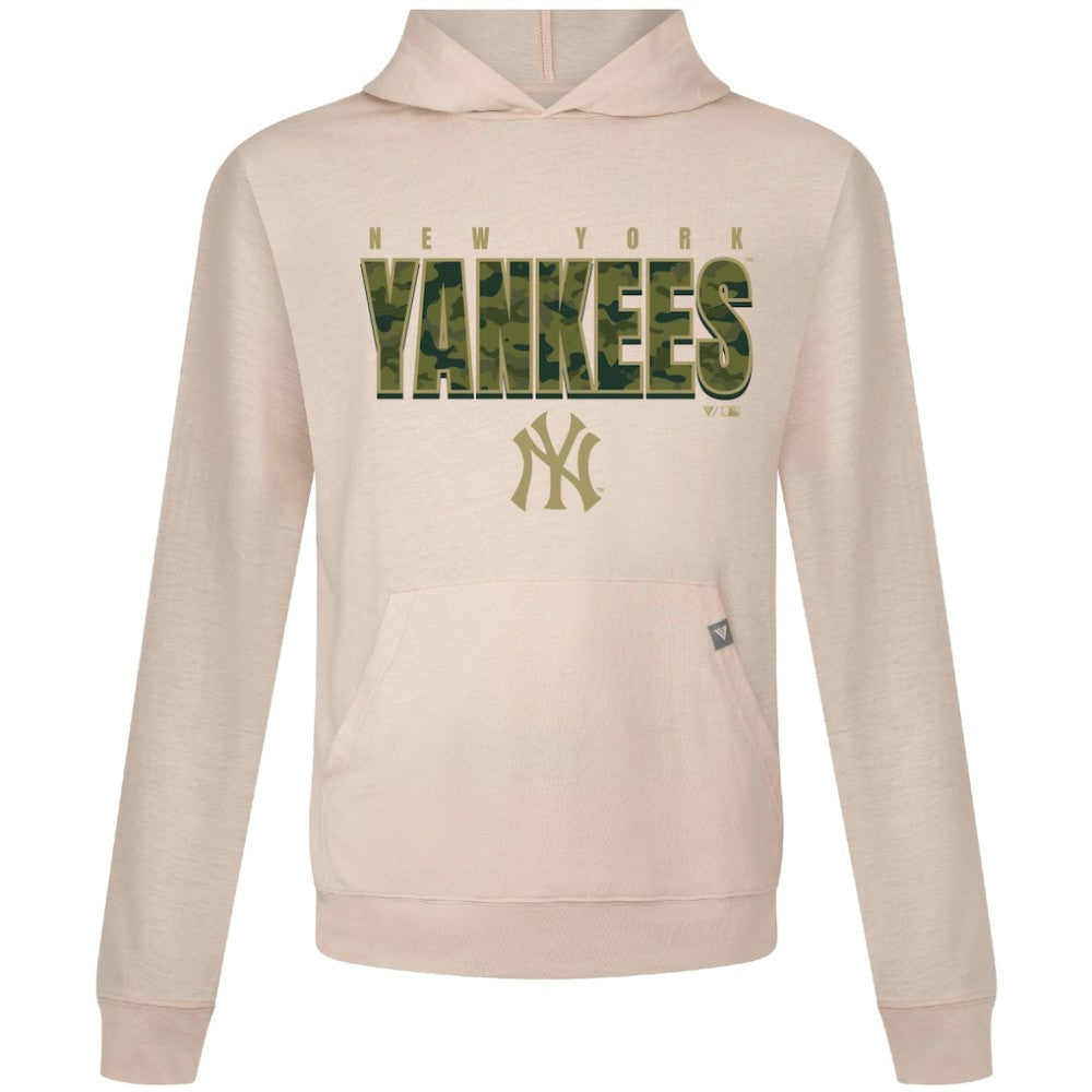 New York Yankees Levelwear Relay Protect Pullover Hoodie - Khaki Hoodies
