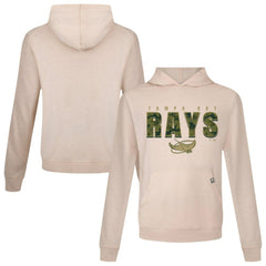 Tampa Bay Rays Levelwear Relay Protect Pullover Hoodie - Khaki Hoodies