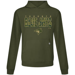 Toronto Blue Jays Levelwear Relay Protect Pullover Hoodie - Green Hoodies