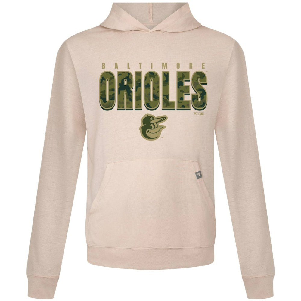 Baltimore Orioles Levelwear Relay Protect Pullover Hoodie - Khaki Hoodies