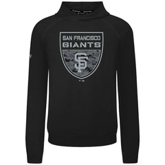 San Francisco Giants Levelwear Mandate Buckler Tri-Blend Pullover Hoodie - Black Hoodies