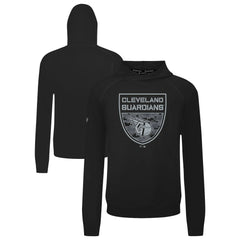 Cleveland Guardians Levelwear Mandate Buckler Tri-Blend Pullover Hoodie - Black Hoodies