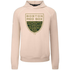 Boston Red Sox Levelwear Mandate Buckler Tri-Blend Pullover Hoodie - Khaki Hoodies