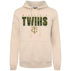 Minnesota Twins Levelwear Podium Protect Pullover Hoodie - Khaki Hoodies