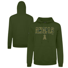 Los Angeles Angels Levelwear Podium Protect Pullover Hoodie - Green Hoodies